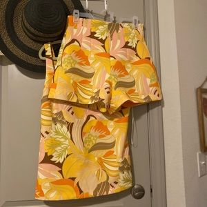 Two peice printed set with scrunchie